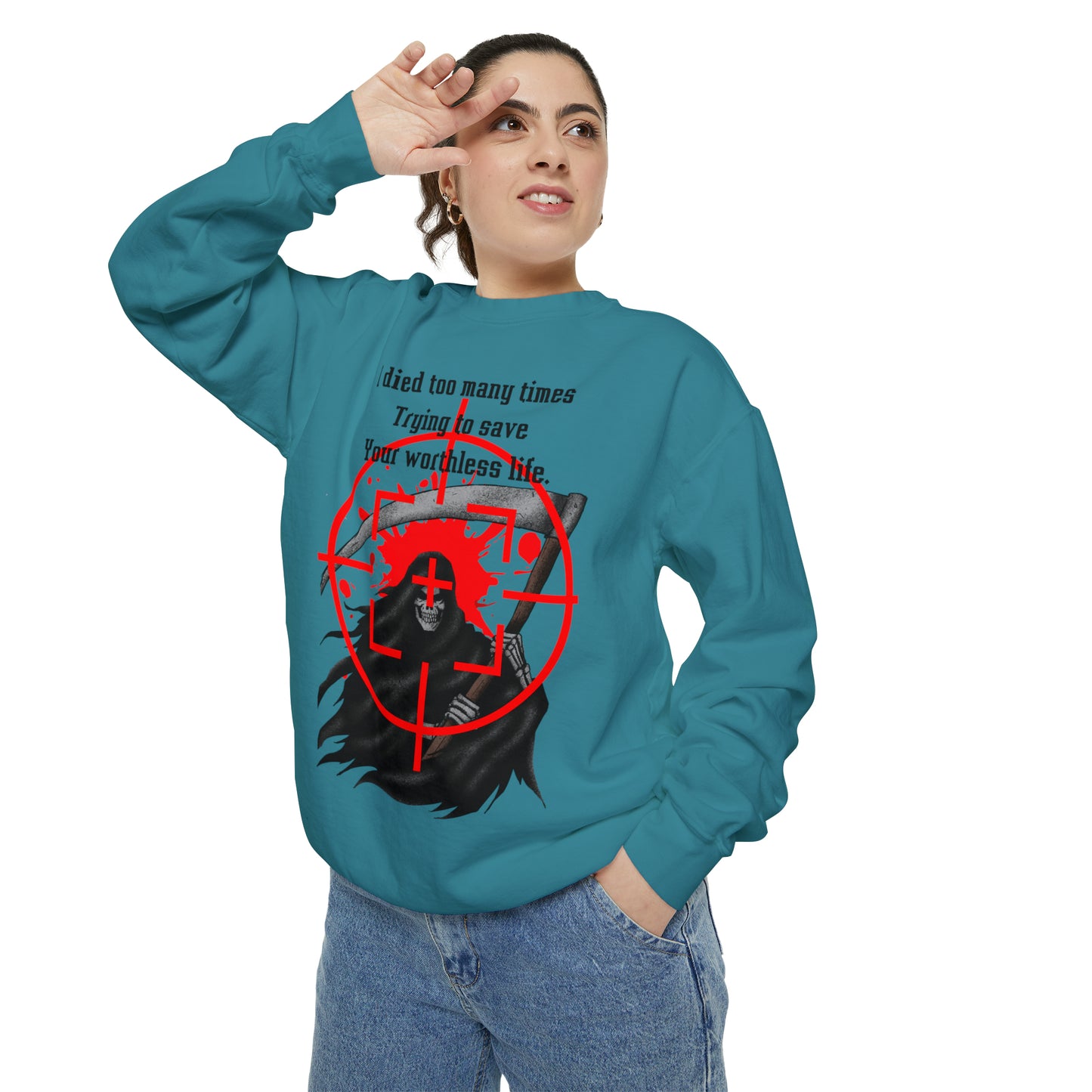 GAMER GIRL Unisex Garment-Dyed Sweatshirt