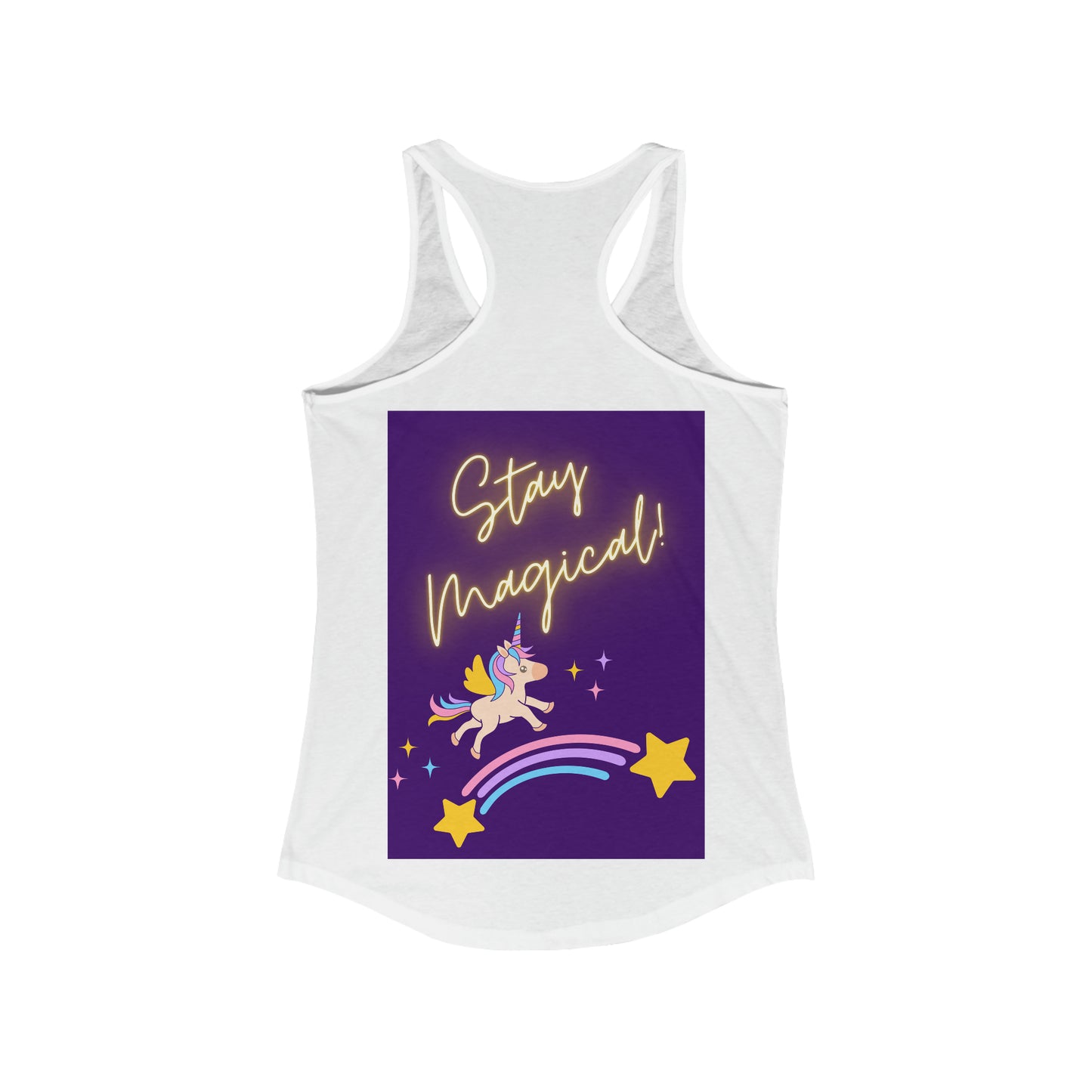 STAY MAGICAL UNICORN LOVE Women's Ideal Racerback Tank