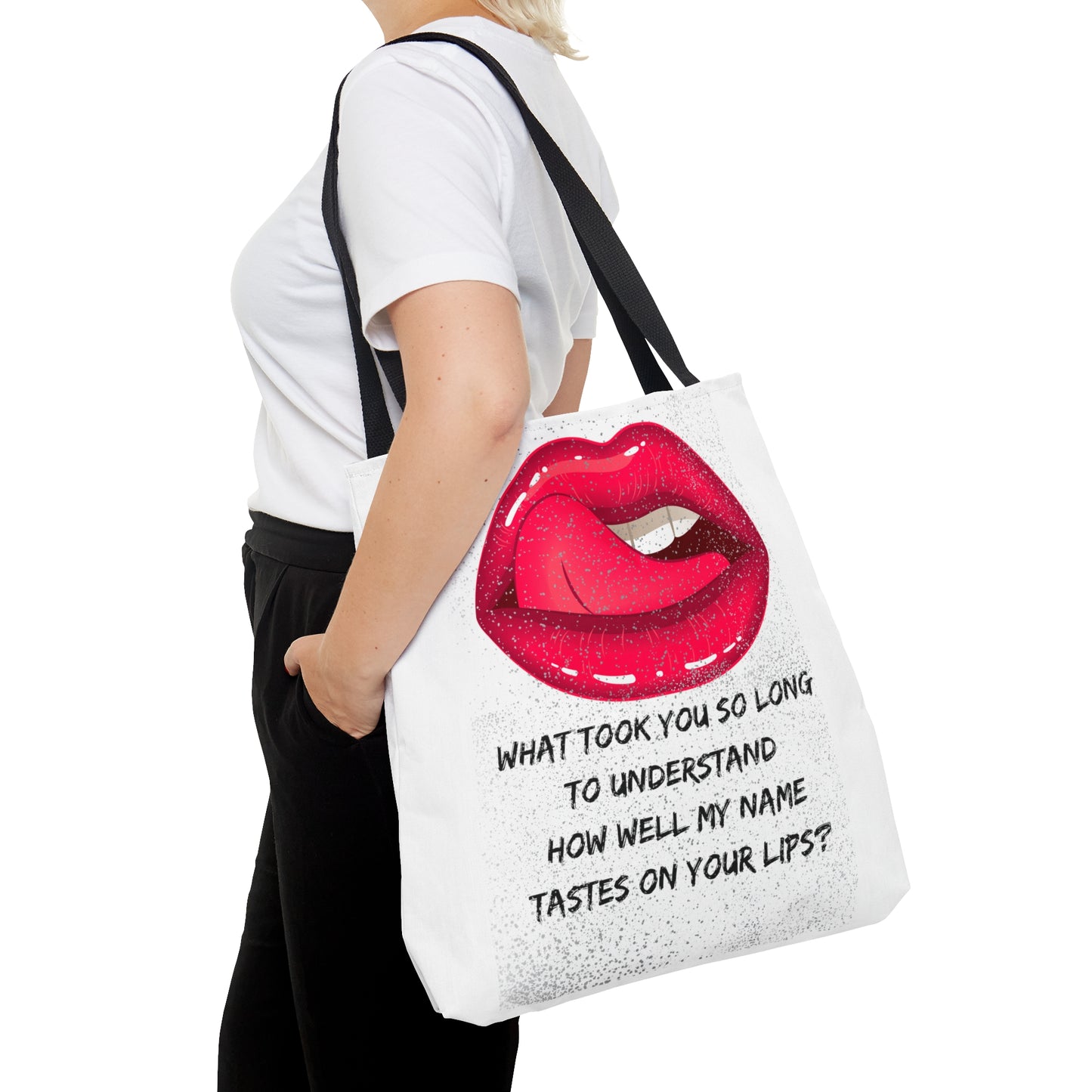 MY NAME ON YOUR LIPS Tote Bag (AOP)