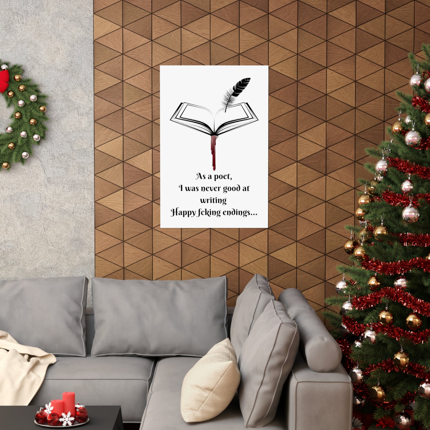 HAPPY FCKING ENDINGS Matte Vertical Posters