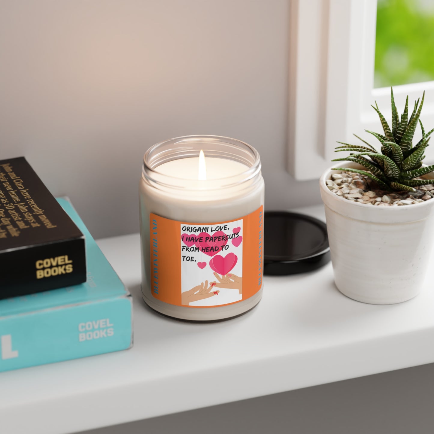 ORIGAME LOVE Scented Soy Candle, 9oz