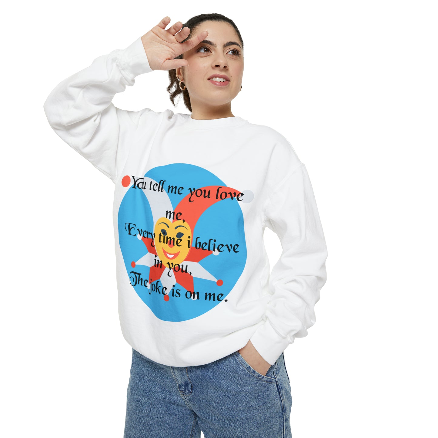 THE JOKESTER Unisex Garment-Dyed Sweatshirt