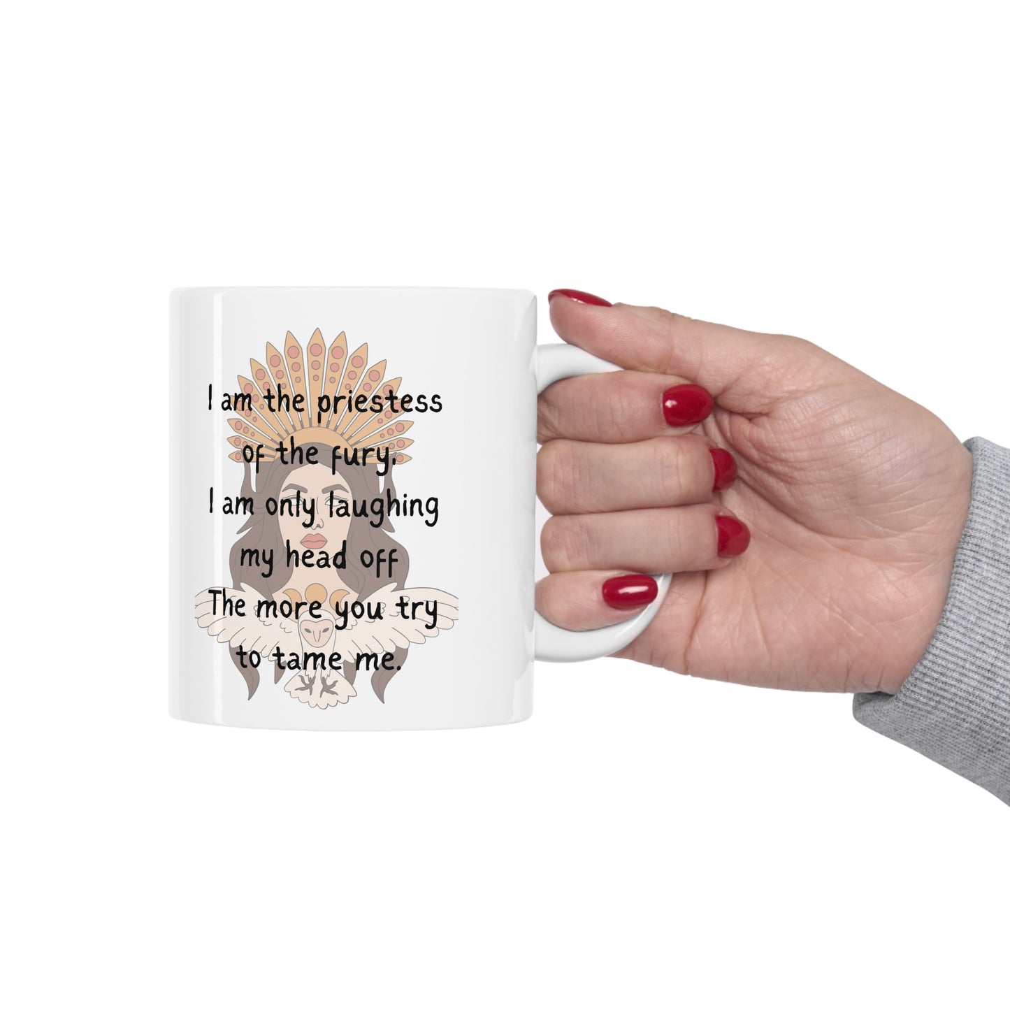 PRIESTESS OF THE FURY Ceramic Mug 11oz