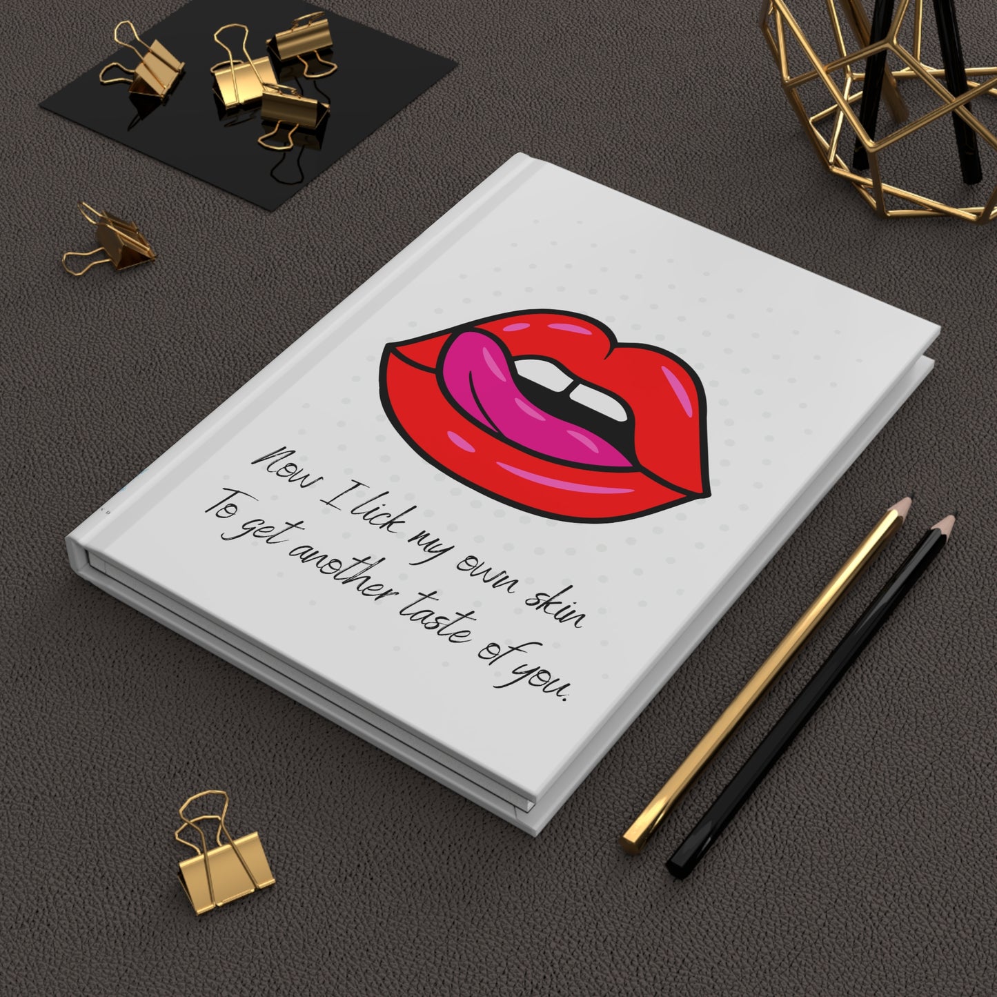 LICK MYSELF Hardcover Journal Matte