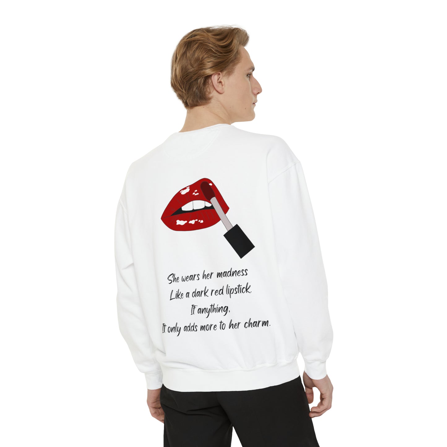 MADNESS LIPSTICK Unisex Garment-Dyed Sweatshirt
