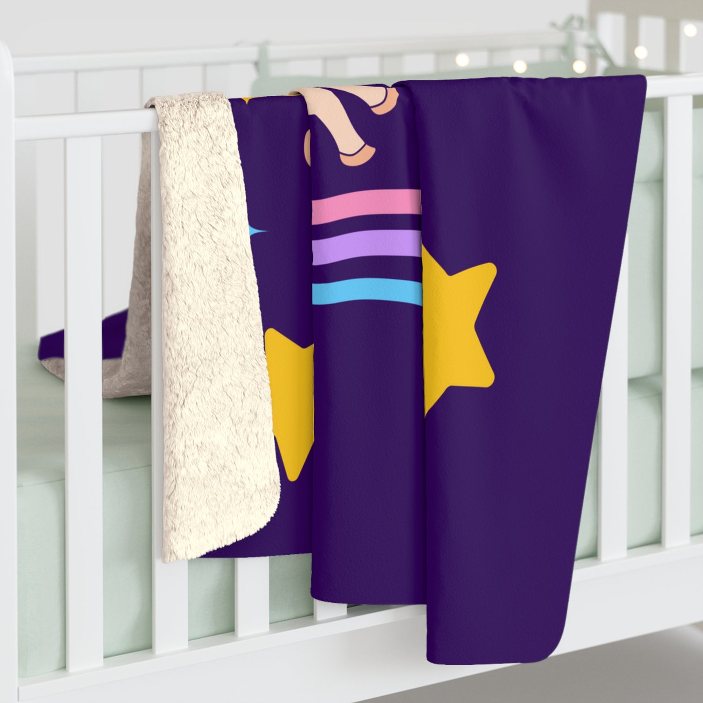 STAY MAGICAL UNICORN LOVE Sherpa Fleece Blanket