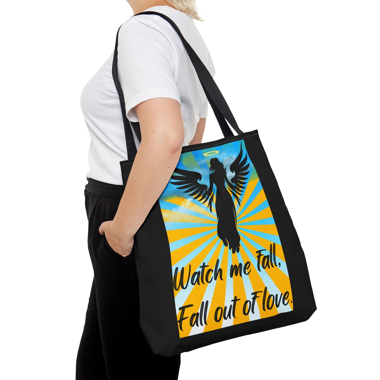 FALL OUT OF LOVE tote Bag (AOP)