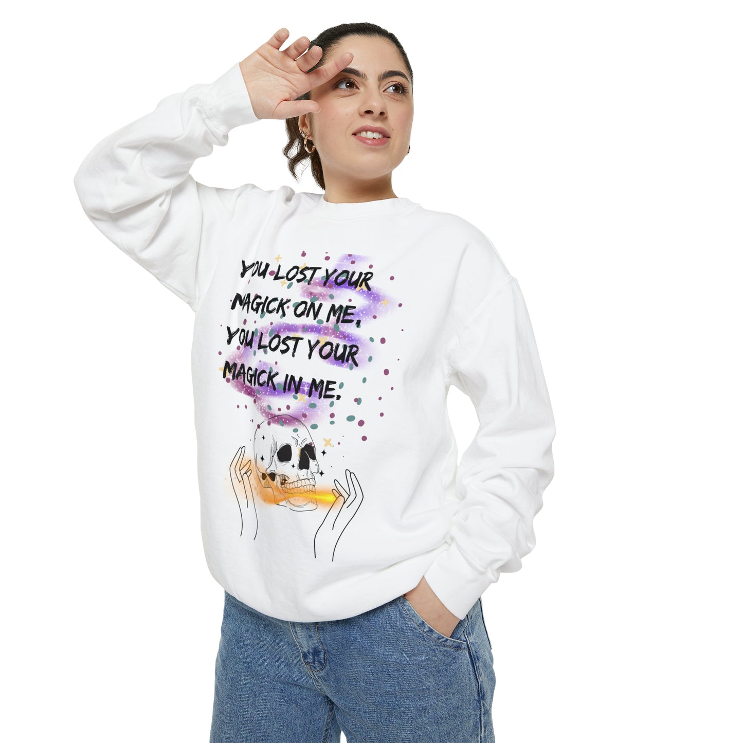 LOST YOUR MAGICK Unisex Garment-Dyed Sweatshirt