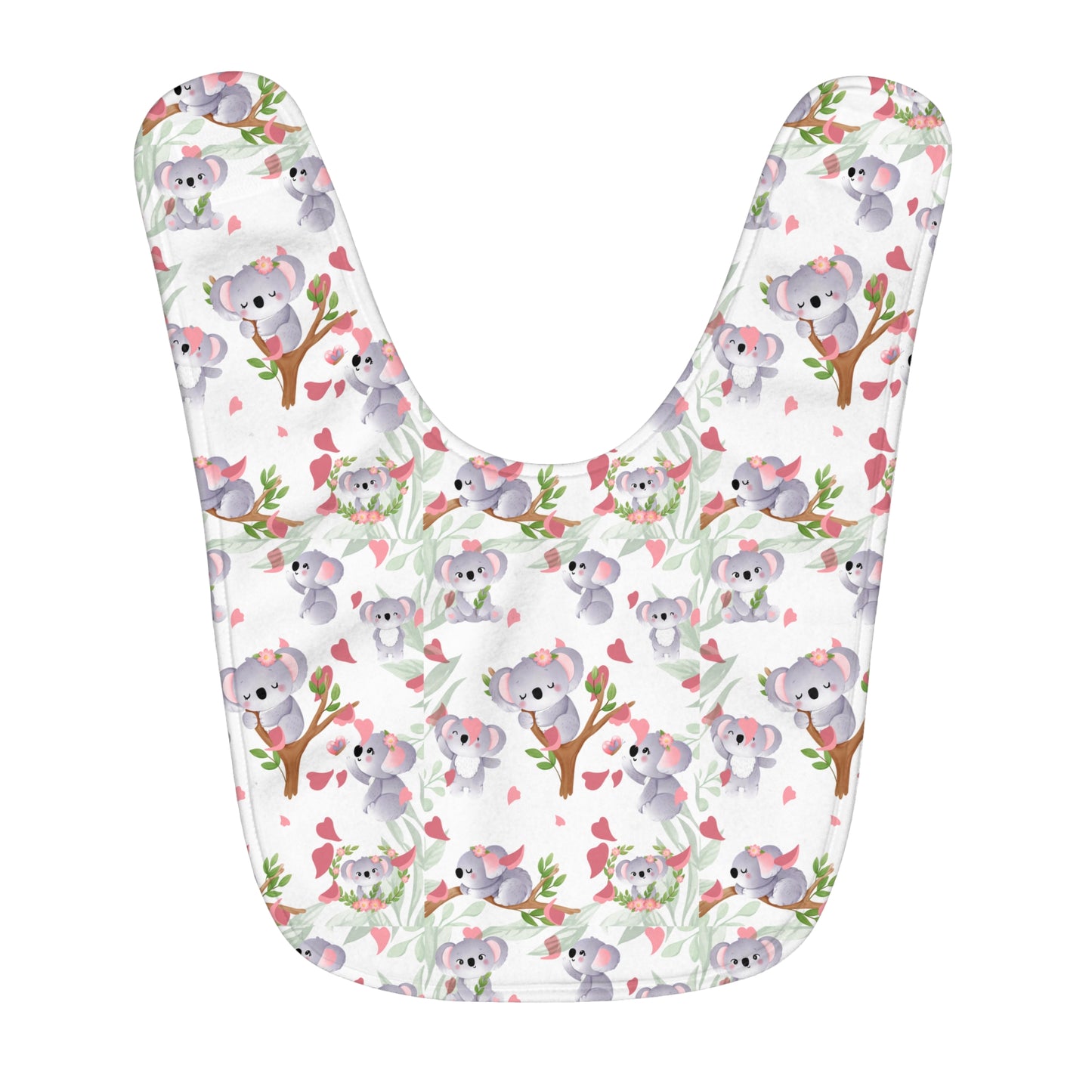 I KOALA YOU Fleece Baby Bib