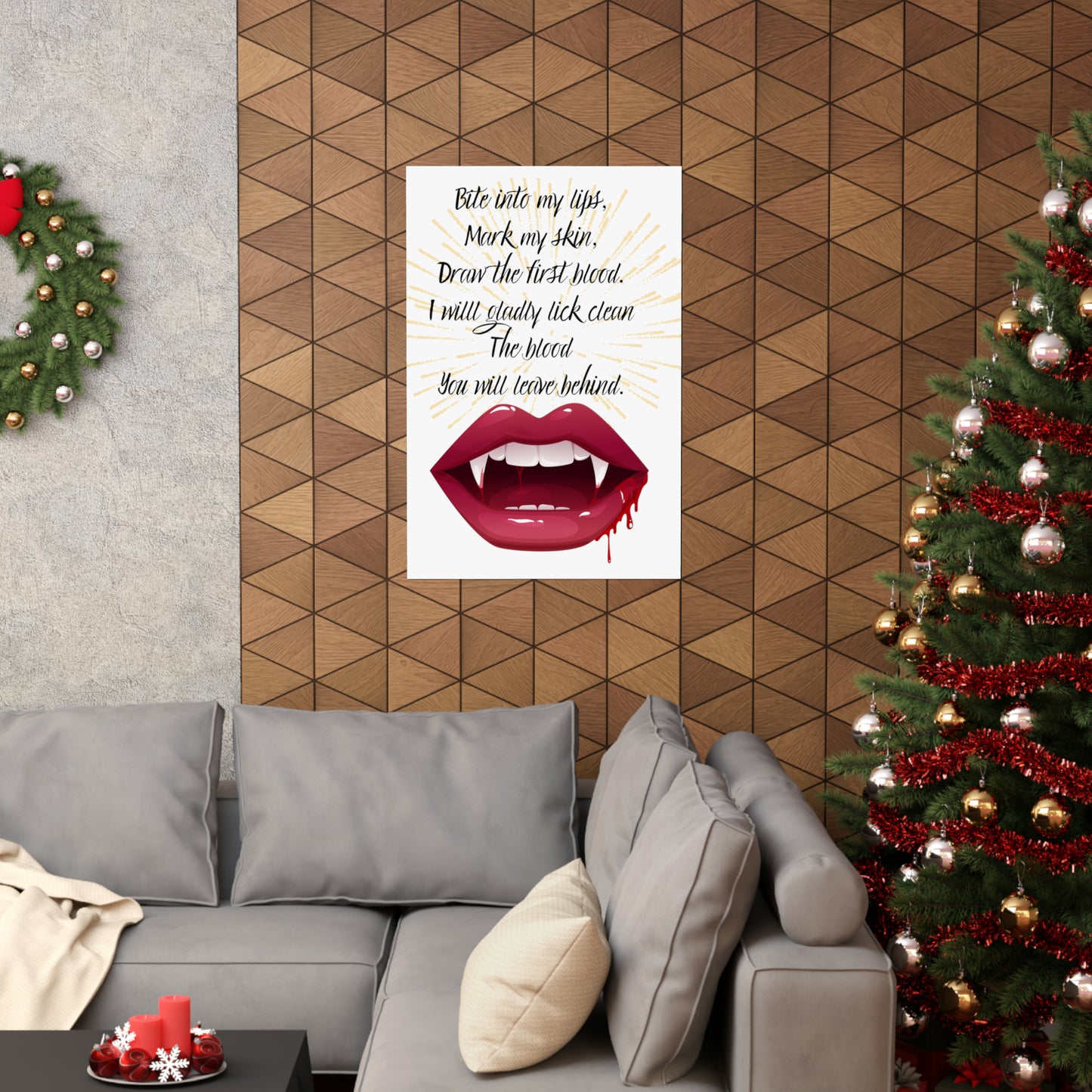 HALLOWEEN KISS Matte Vertical Posters