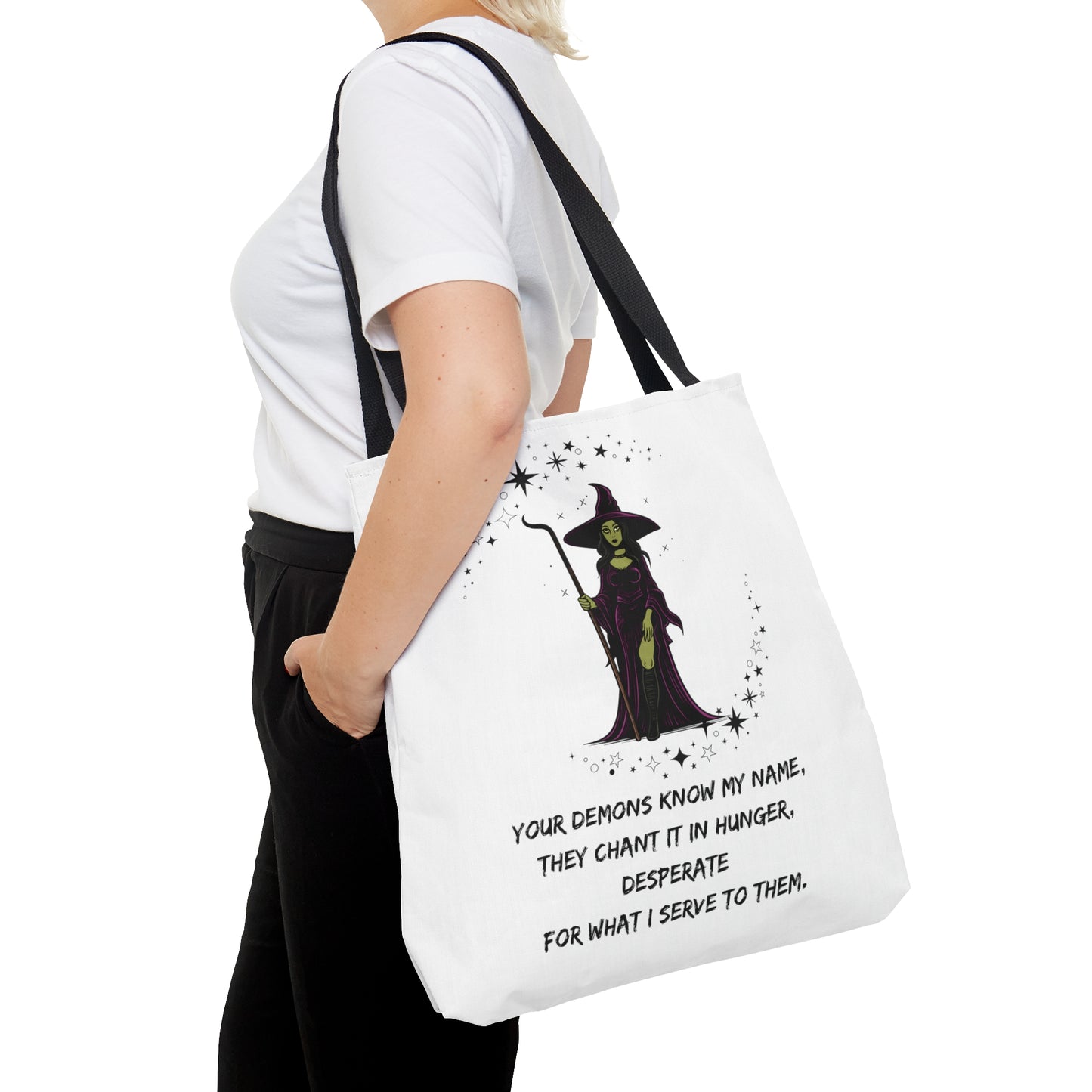 YOUR DEMONS KNOW MY NAME V1 Tote Bag (AOP)