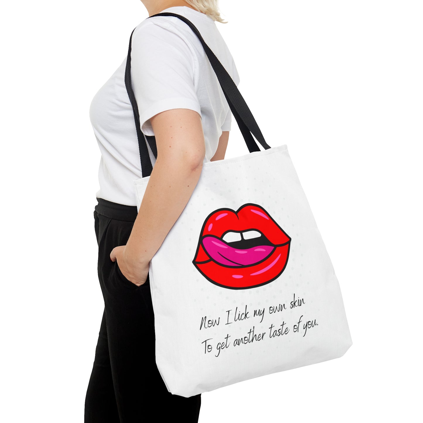 LICK MYSELF Tote Bag (AOP)