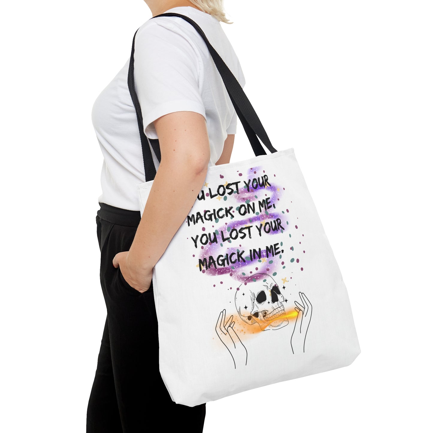 LOST YOUR MAGICK tote Bag (AOP)