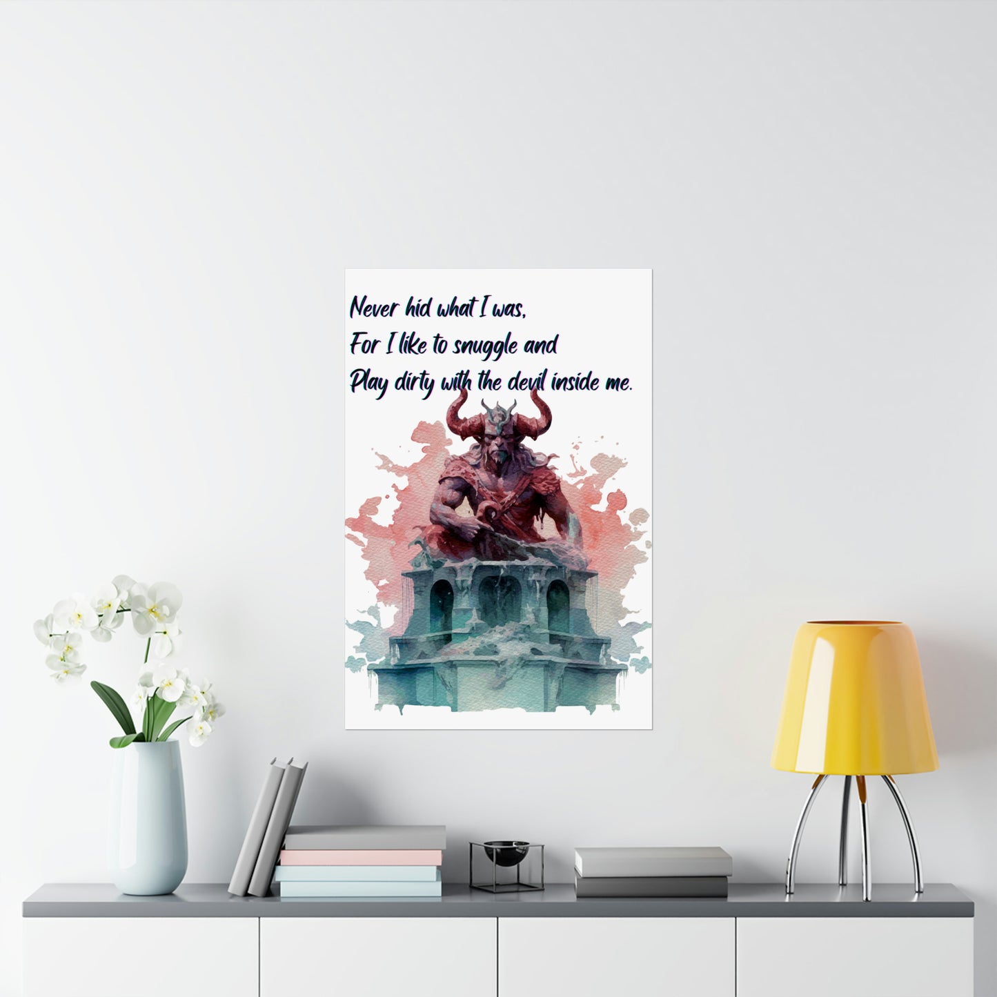 DEMON LOVER Matte Vertical Posters
