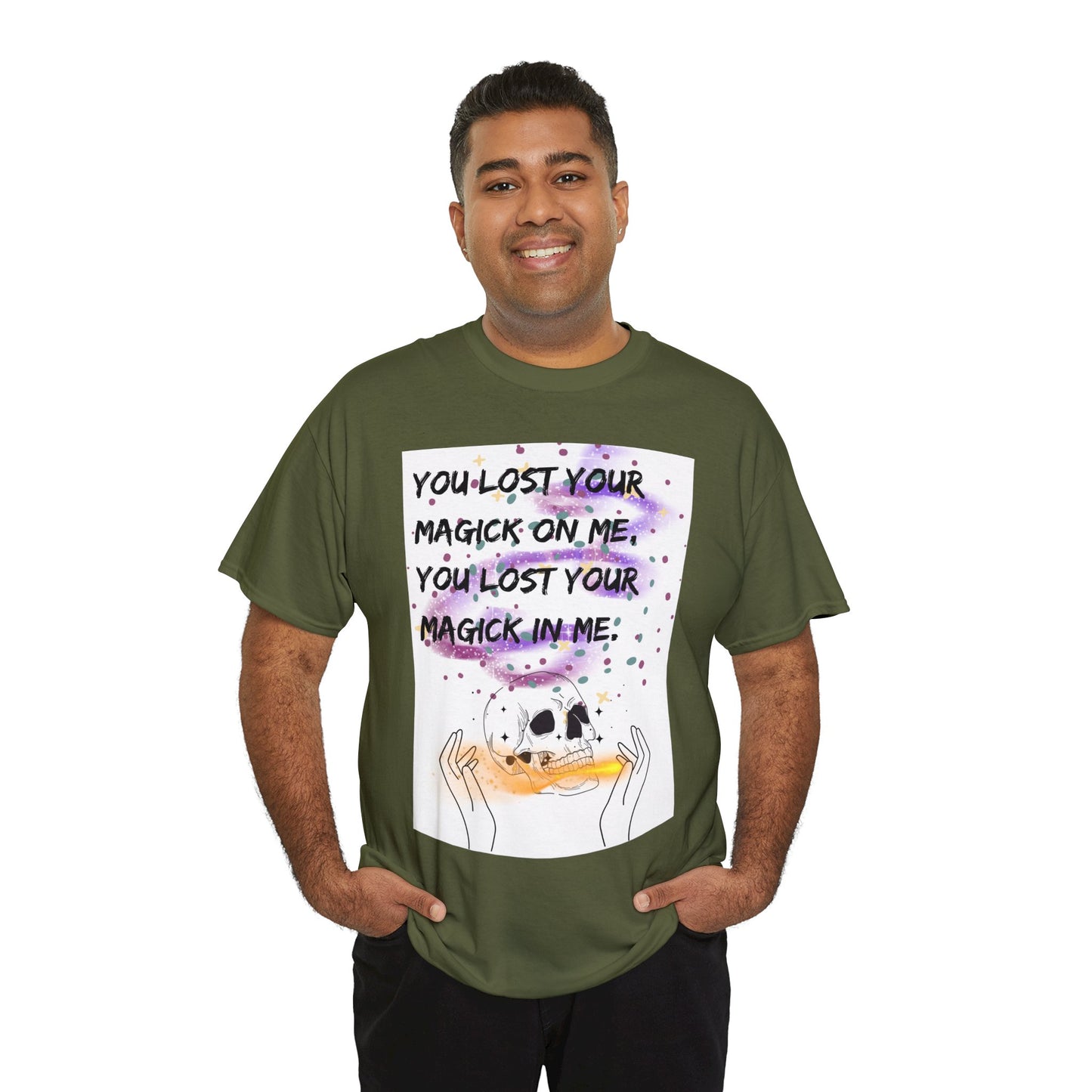 LOST YOUR MAGICK Unisex Heavy Cotton Tee
