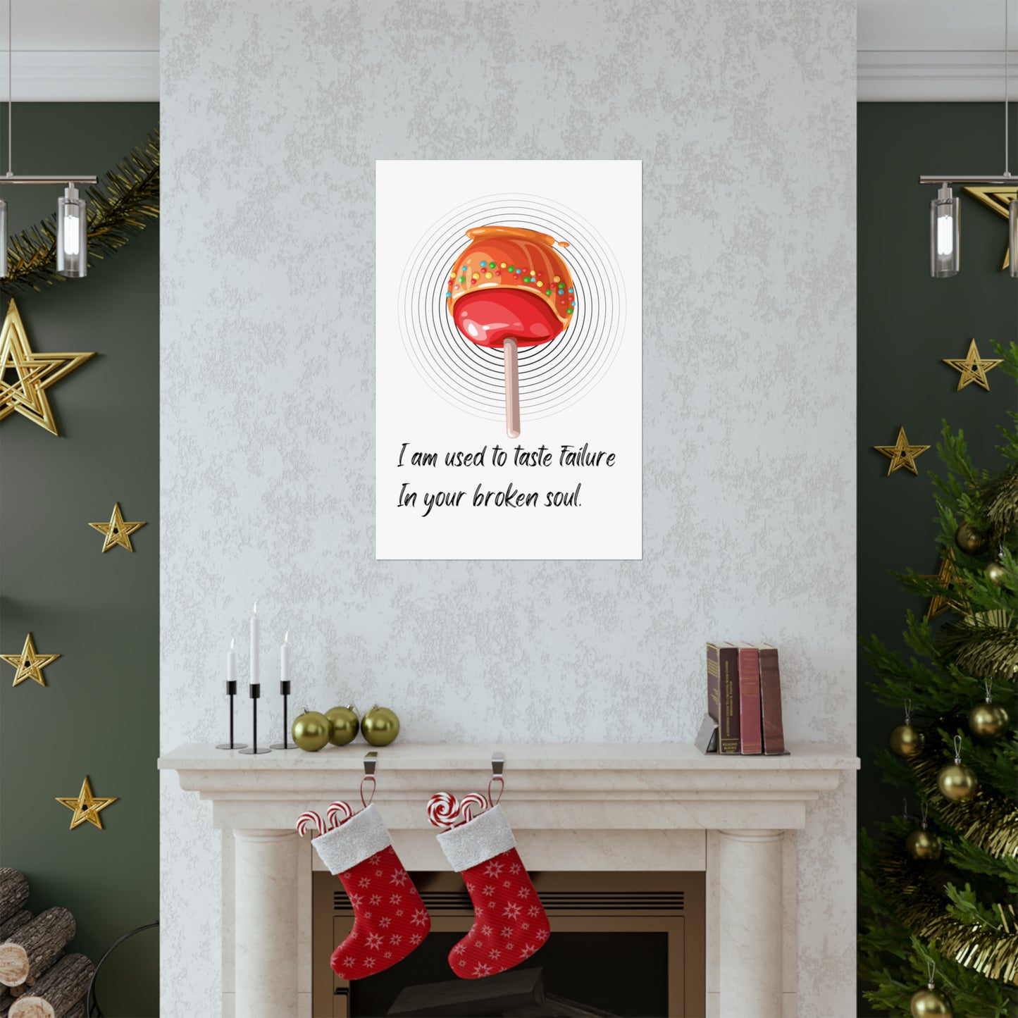 APPLE CANDY FAILURE Matte Vertical Posters