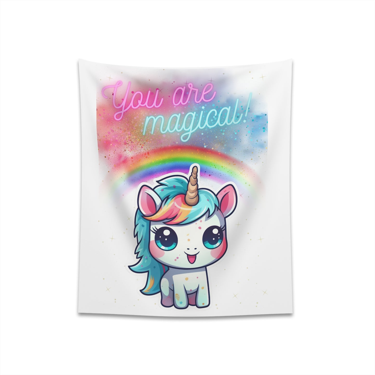 YOU ARE MAGICAL UNICORN LOVE Printed Wall Tapestry