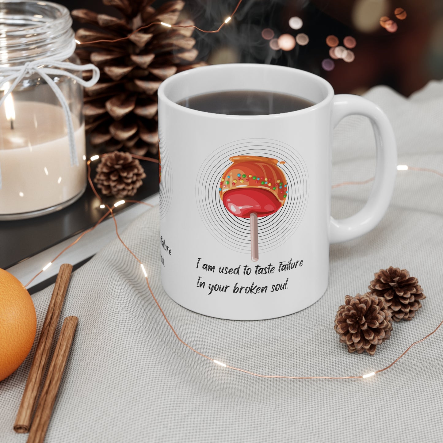 APPLE CANDY FAILURE Ceramic Mug 11oz