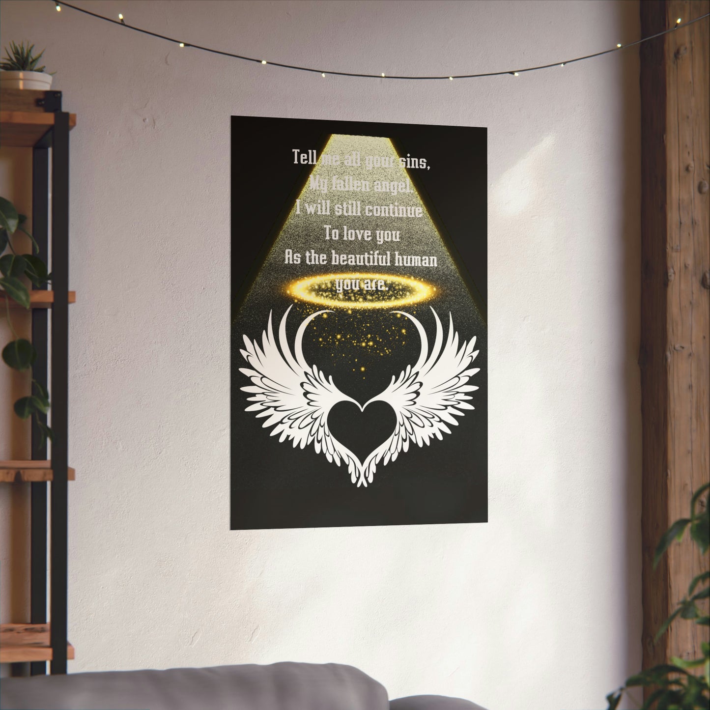 FALLEN ANGEL Matte Vertical Posters