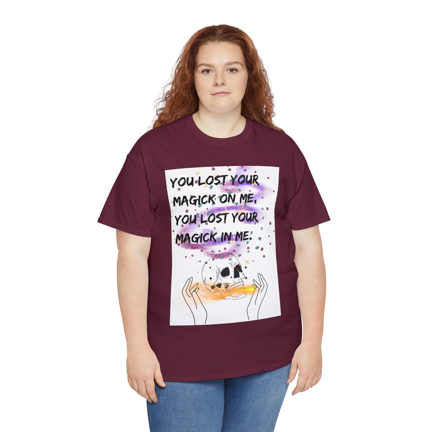 LOST YOUR MAGICK Unisex Heavy Cotton Tee