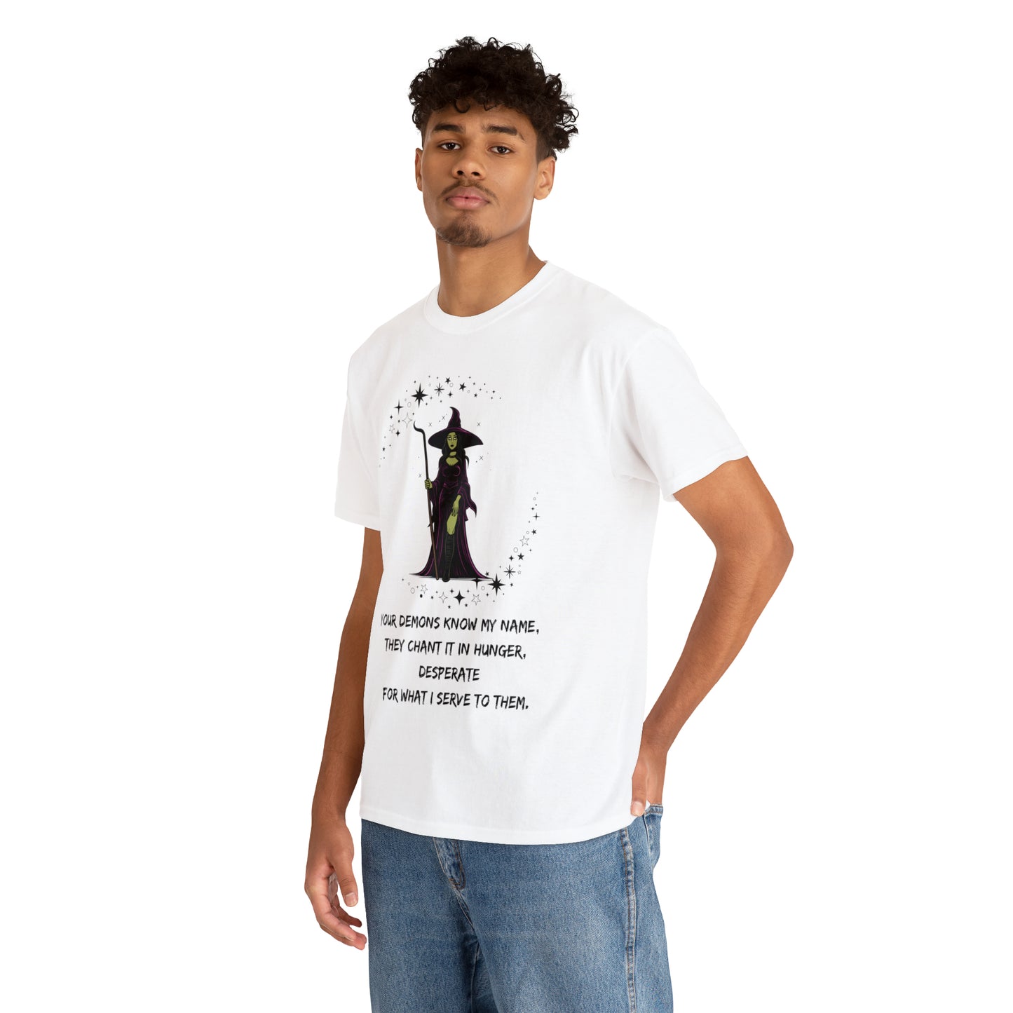 YOUR DEMONS KNOW MY NAME V1 Unisex Heavy Cotton Tee