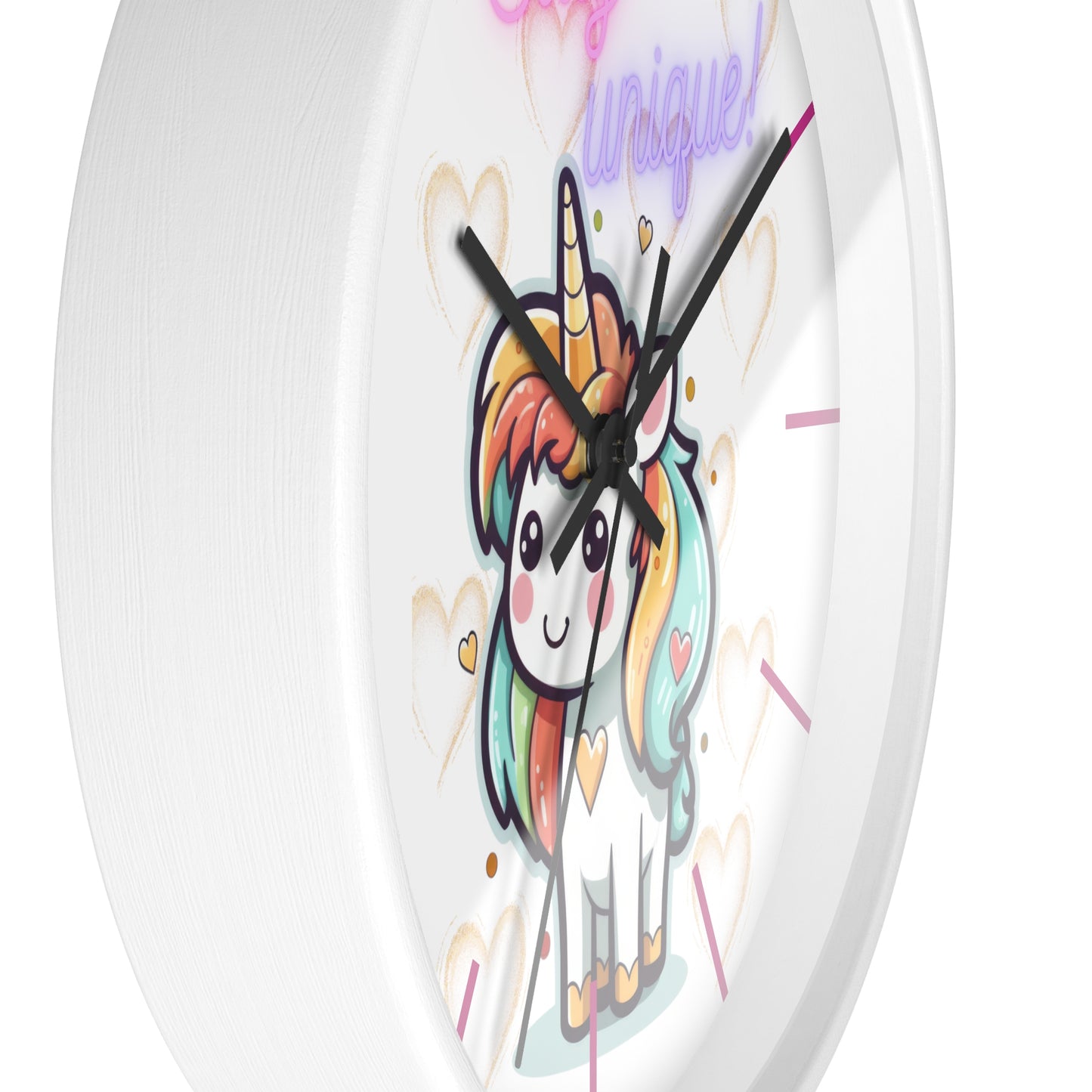 STAY UNIQUE LOVE Wall Clock
