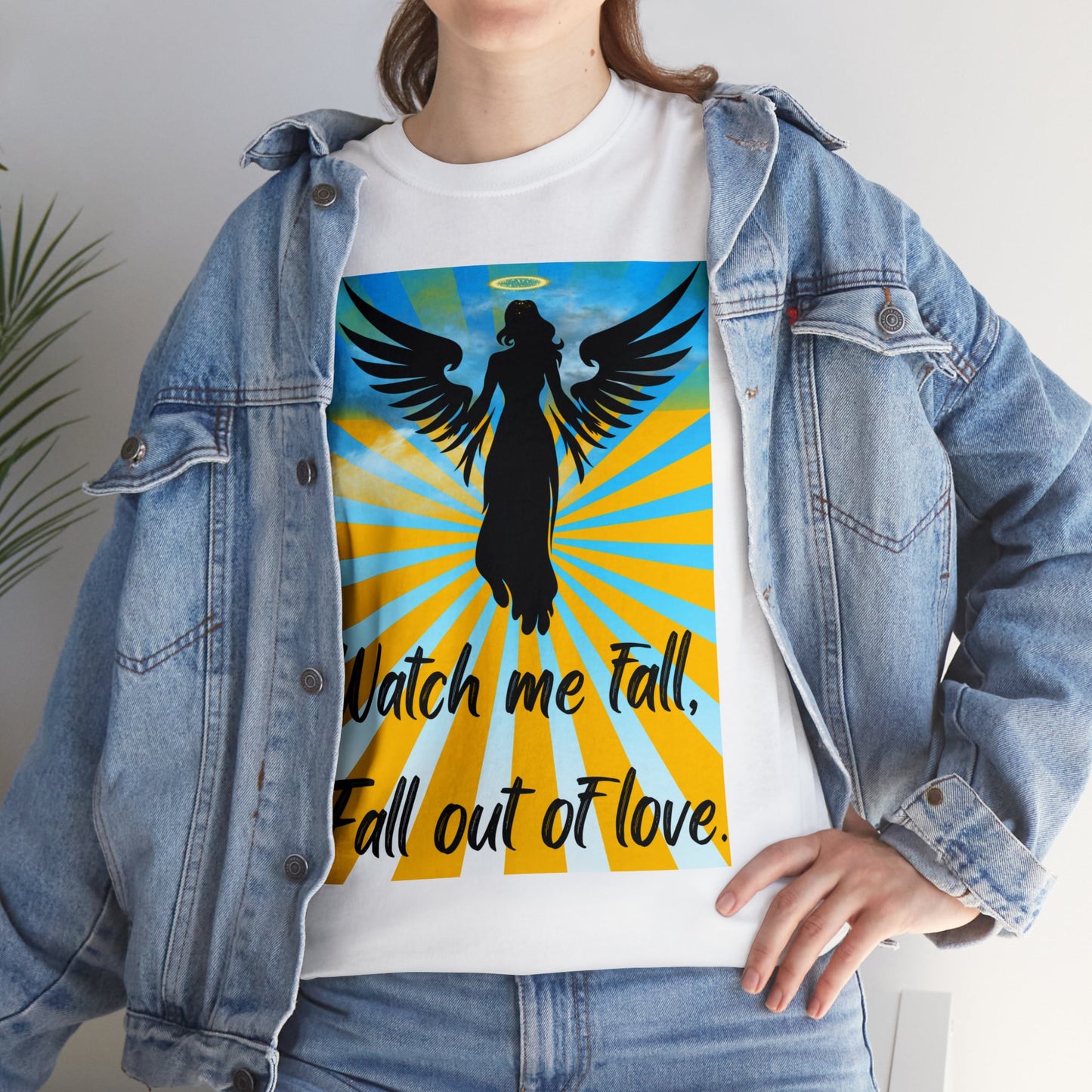 FALL OUT OF LOVE Unisex Heavy Cotton Tee