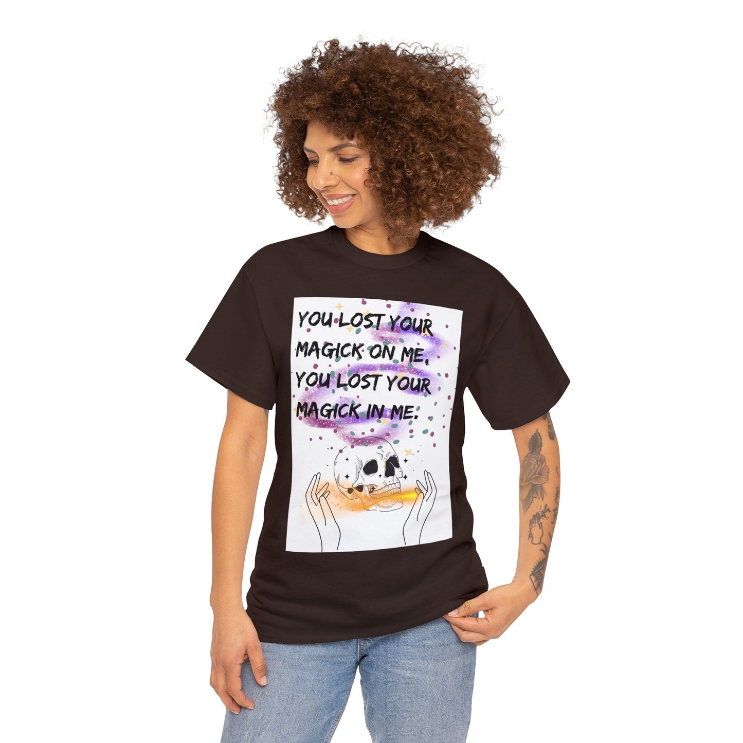 LOST YOUR MAGICK Unisex Heavy Cotton Tee