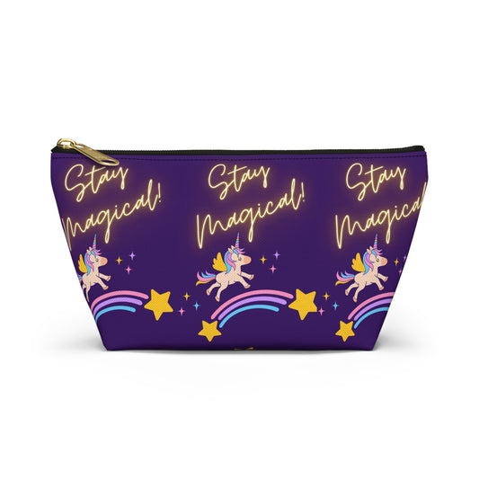 STAY MAGICAL UNICORN LOVE Accessory Pouch w T-bottom