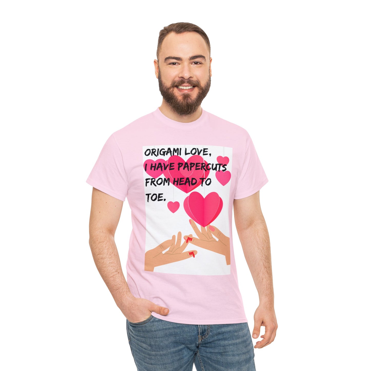ORIGAME LOVE Unisex Heavy Cotton Tee