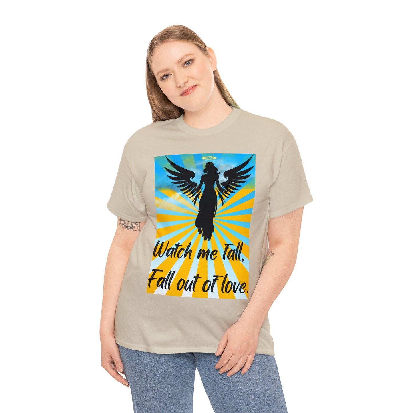 FALL OUT OF LOVE Unisex Heavy Cotton Tee