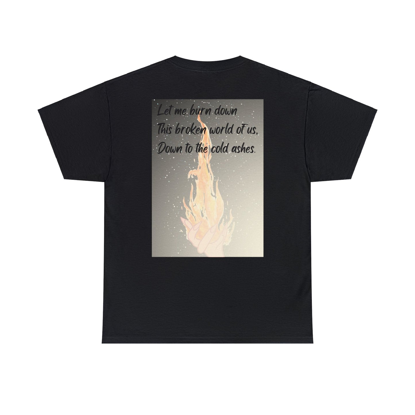 DOWN TO THE ASHES  Unisex Heavy Cotton Tee