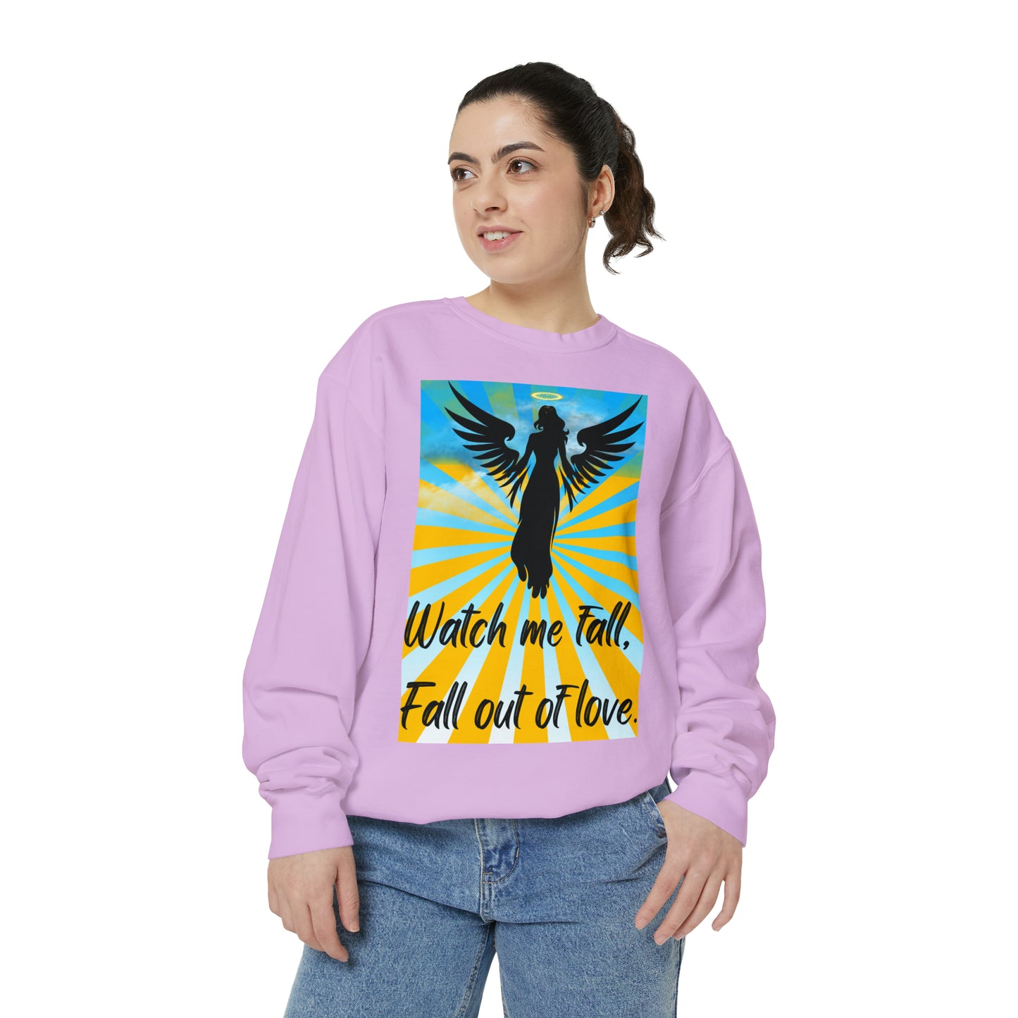 FALL OUT OF LOVE  Unisex Garment-Dyed Sweatshirt