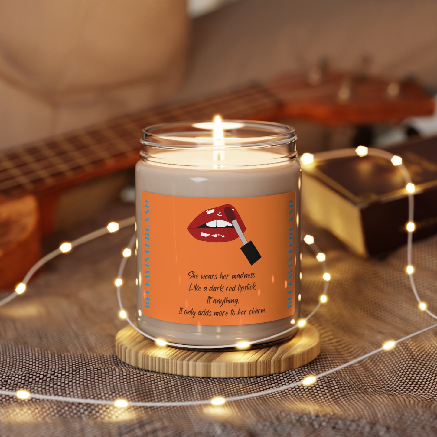 MADNESS LIPSTICK Scented Soy Candle, 9oz
