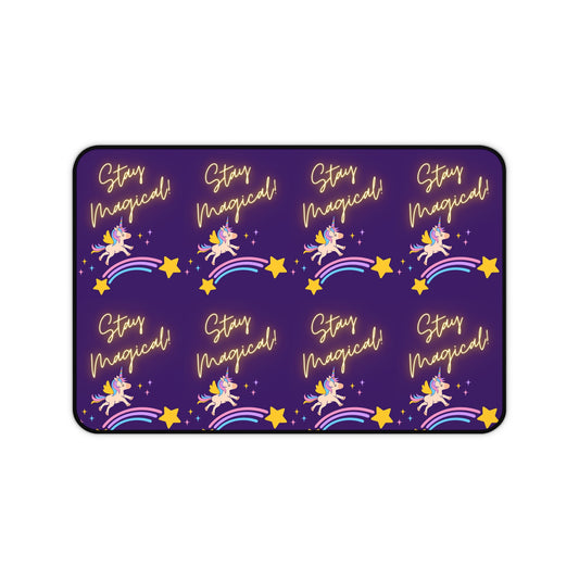 STAY MAGICAL UNICORN LOVE  Desk Mat