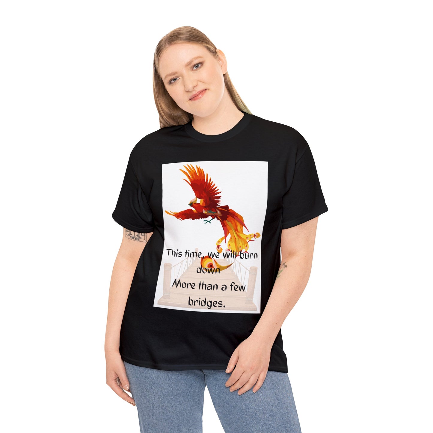 BRIDGES Unisex Heavy Cotton Tee