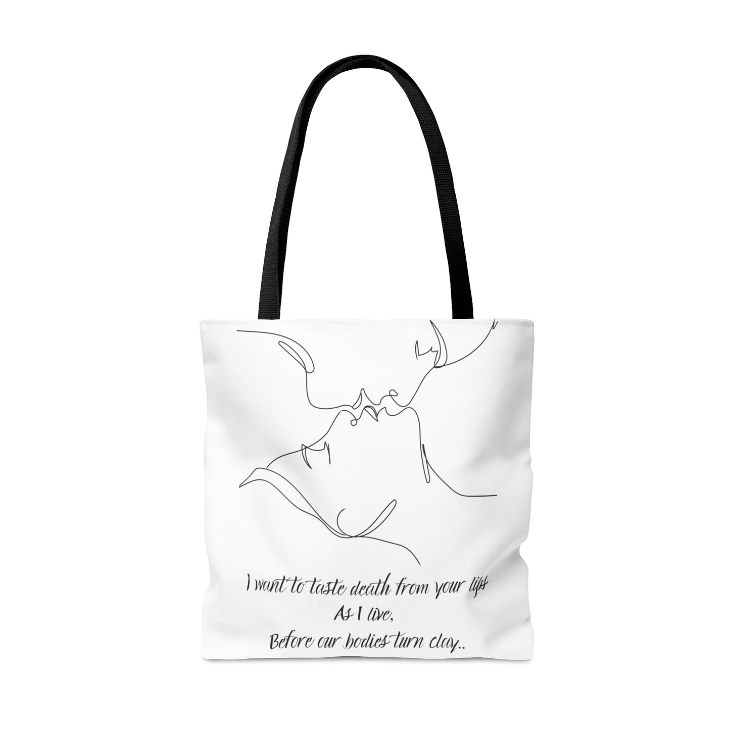 DEATH FROM YOUR LIPS Tote Bag (AOP)