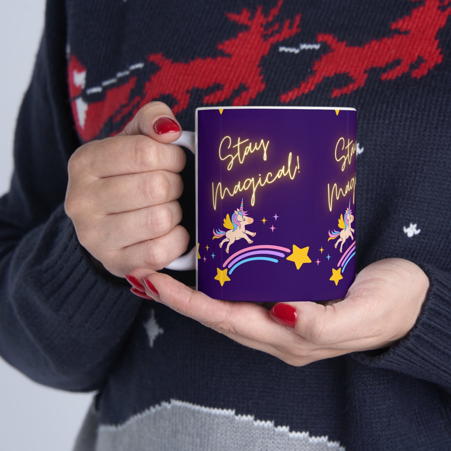 STAY MAGICAL UNICORN LOVE Ceramic Mug 11oz