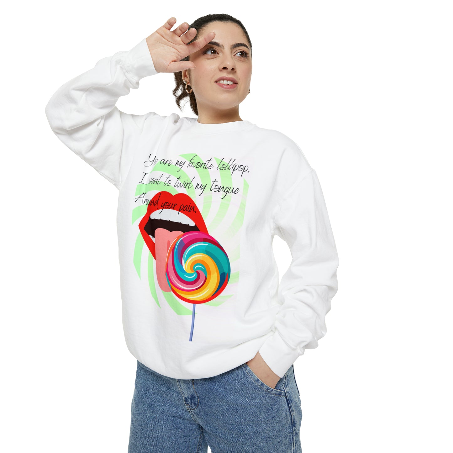 LOLLIPOP DREAMS Unisex Garment-Dyed Sweatshirt