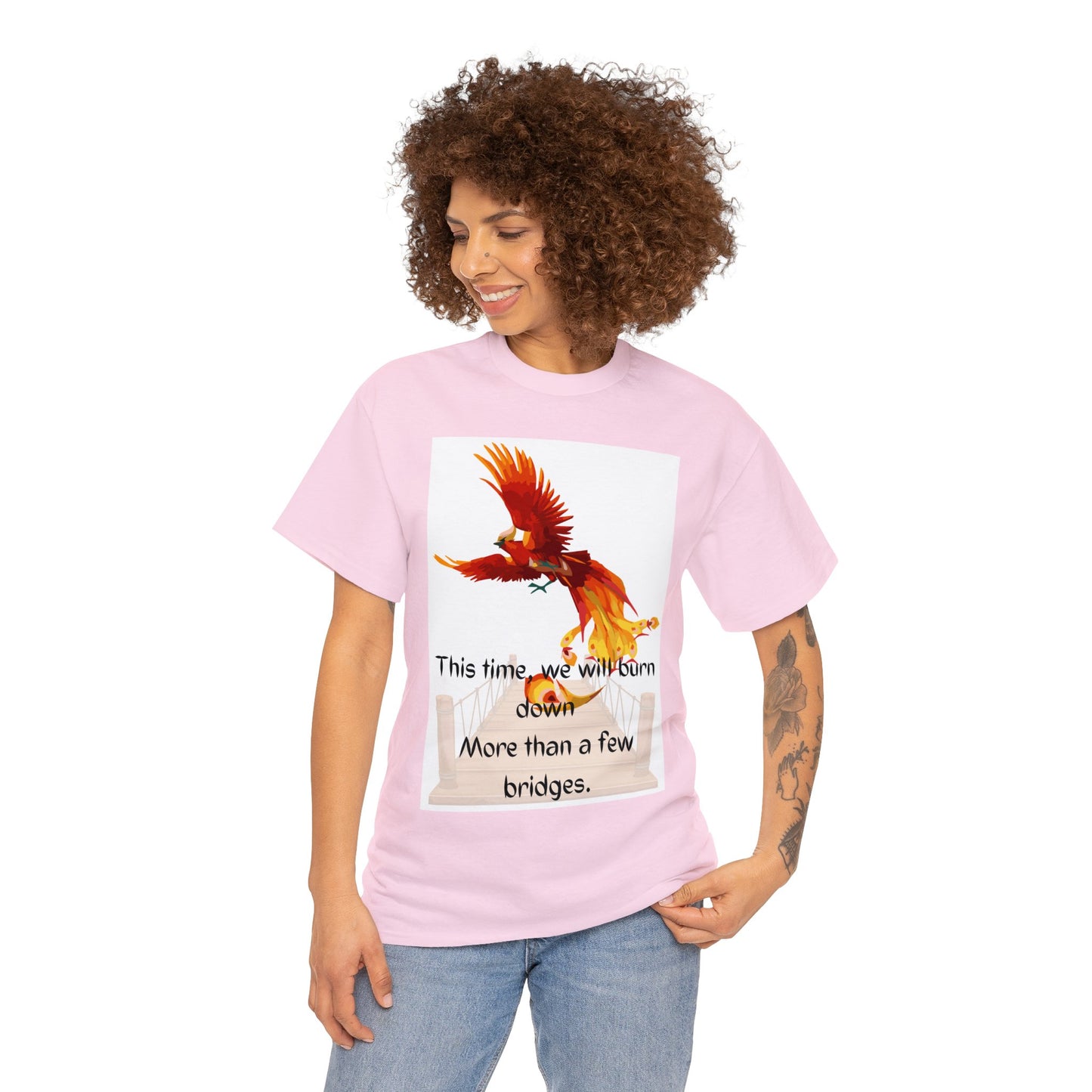 BRIDGES Unisex Heavy Cotton Tee