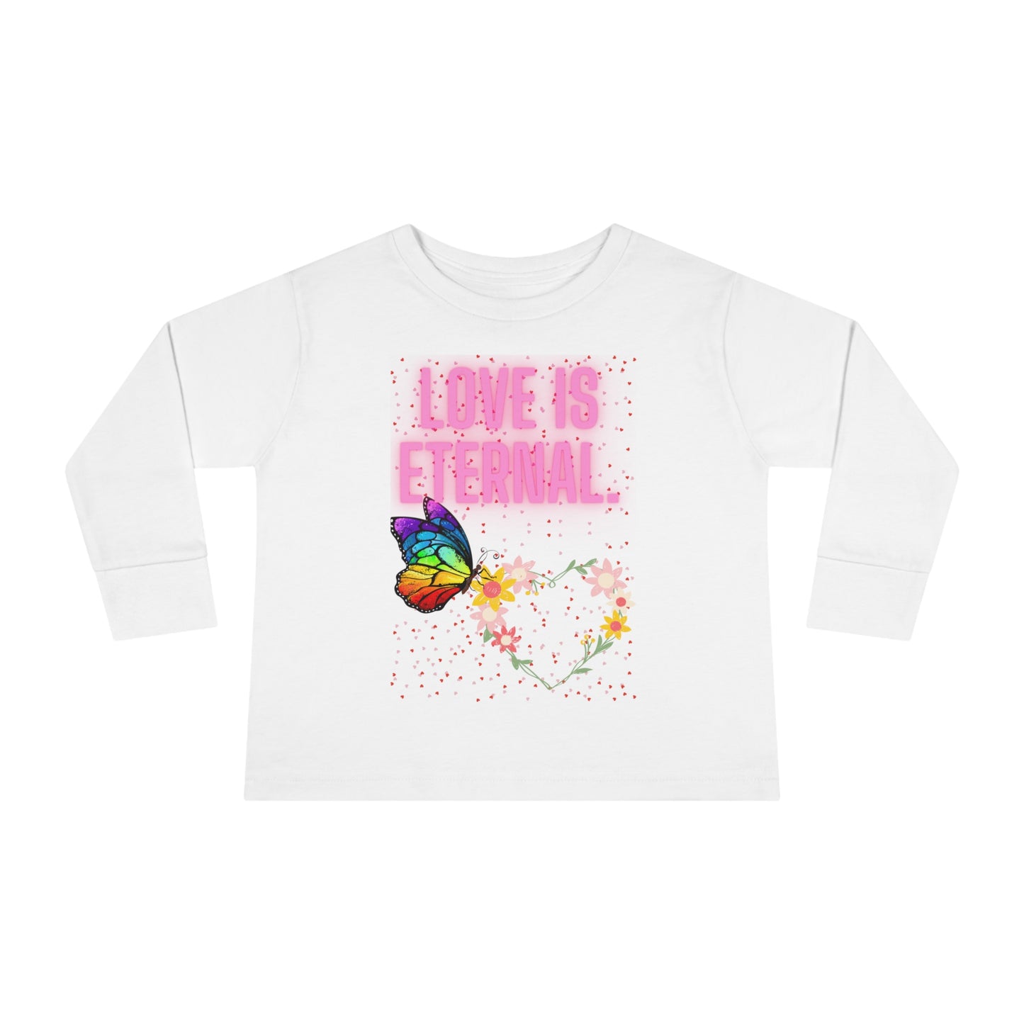LOVE IS ETERNAL Toddler Long Sleeve Tee