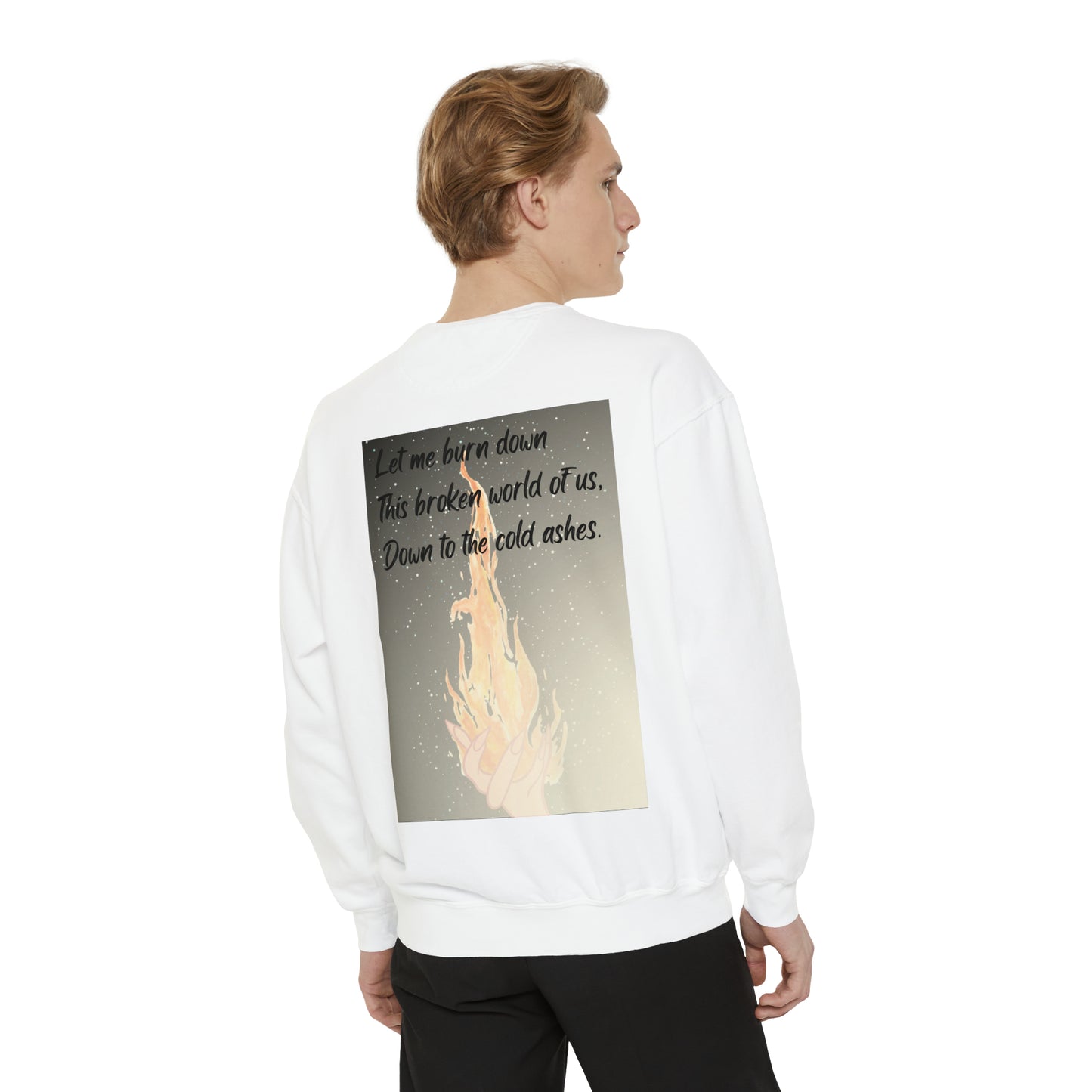 DOWN TO THE ASHES  Unisex Garment-Dyed Sweatshirt