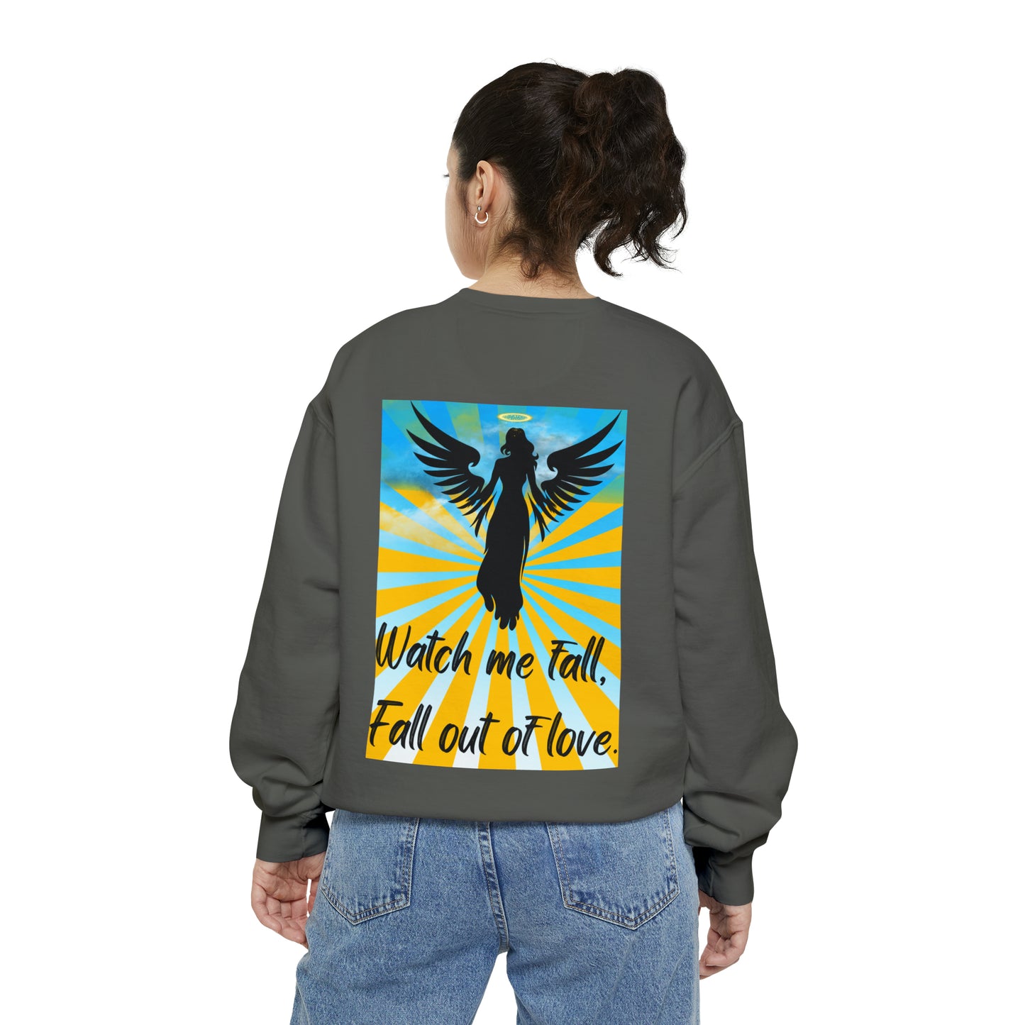 FALL OUT OF LOVE  Unisex Garment-Dyed Sweatshirt