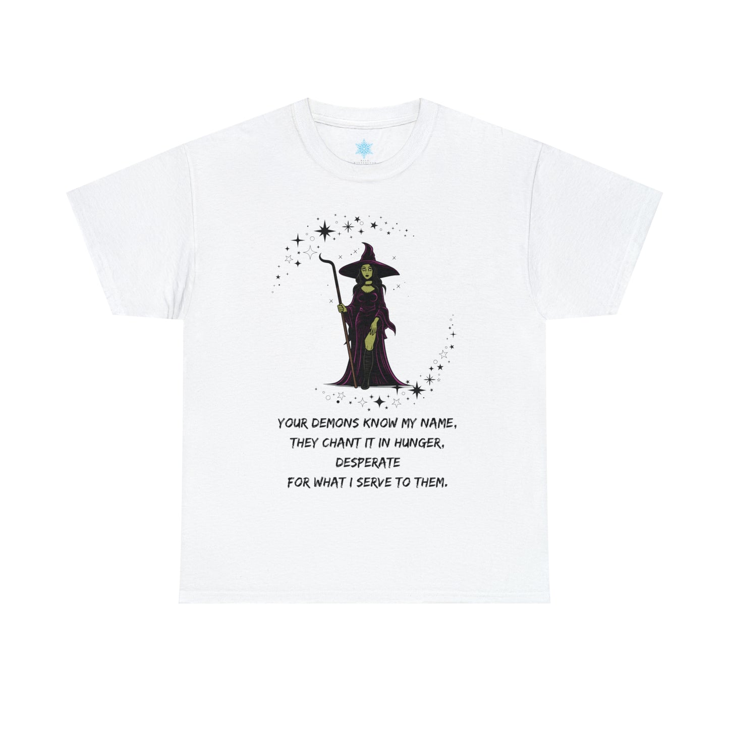 YOUR DEMONS KNOW MY NAME V1 Unisex Heavy Cotton Tee