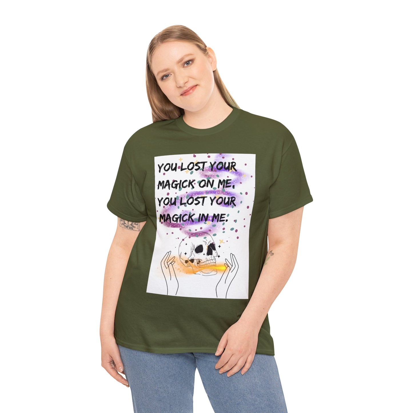 LOST YOUR MAGICK Unisex Heavy Cotton Tee