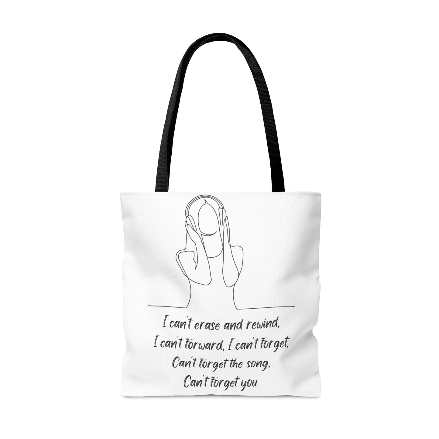 SONG STUCK IN MY HEAD Tote Bag (AOP)