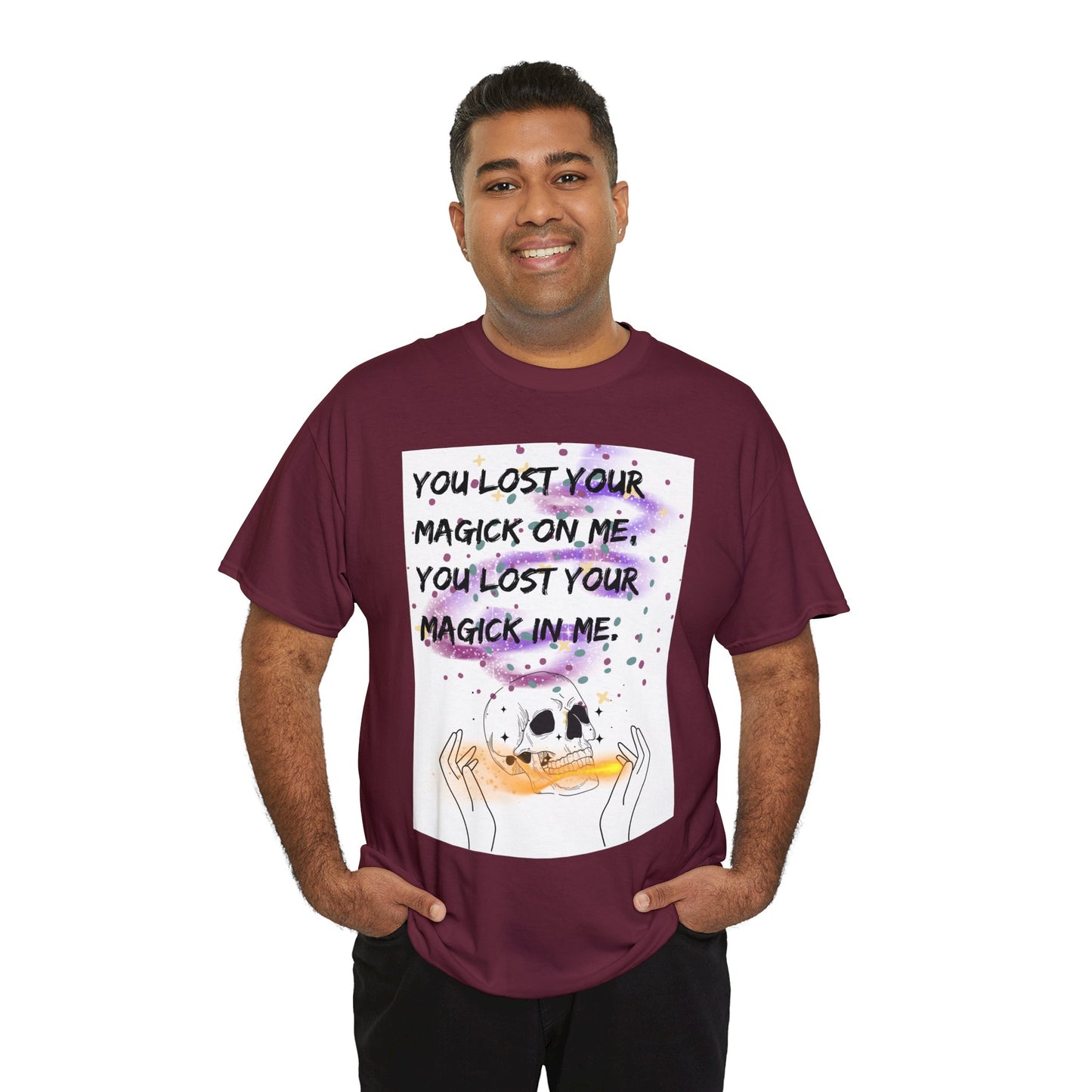 LOST YOUR MAGICK Unisex Heavy Cotton Tee