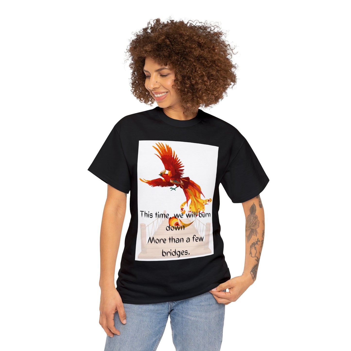 BRIDGES Unisex Heavy Cotton Tee