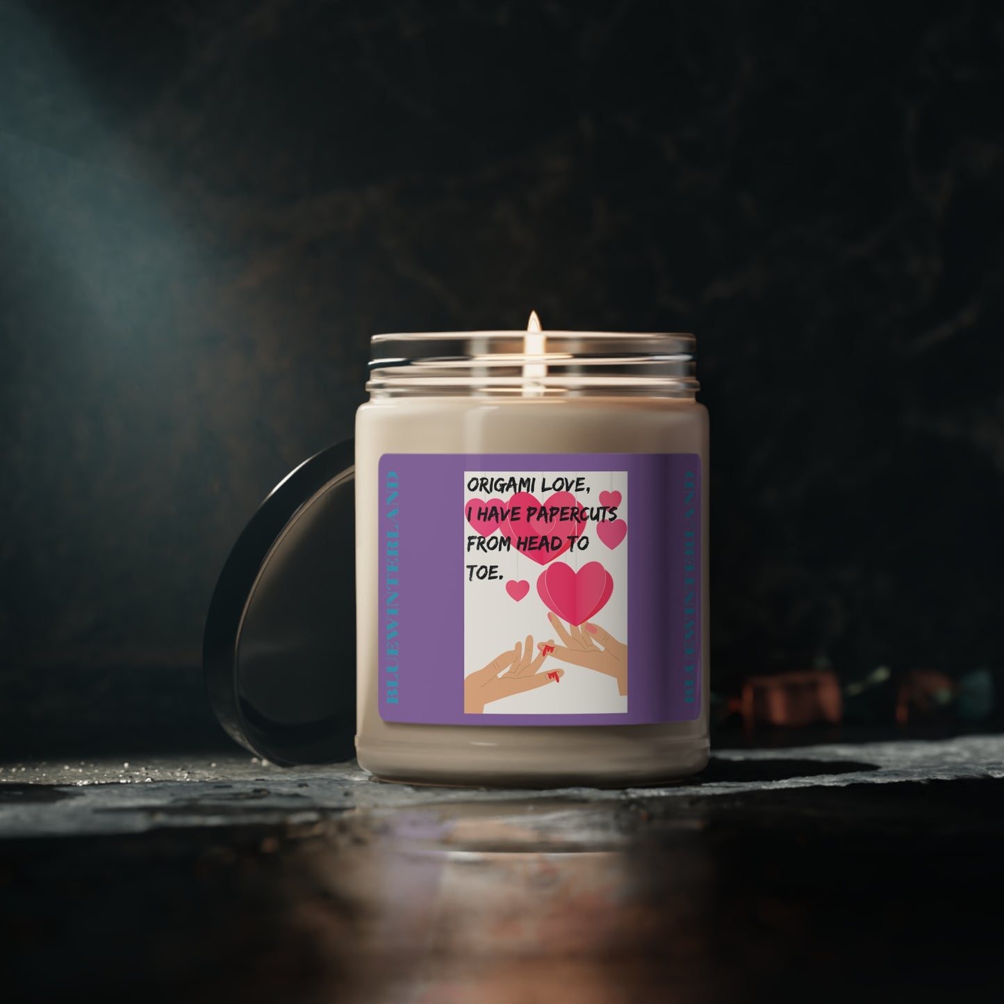 ORIGAME LOVE  Scented Soy Candle, 9oz