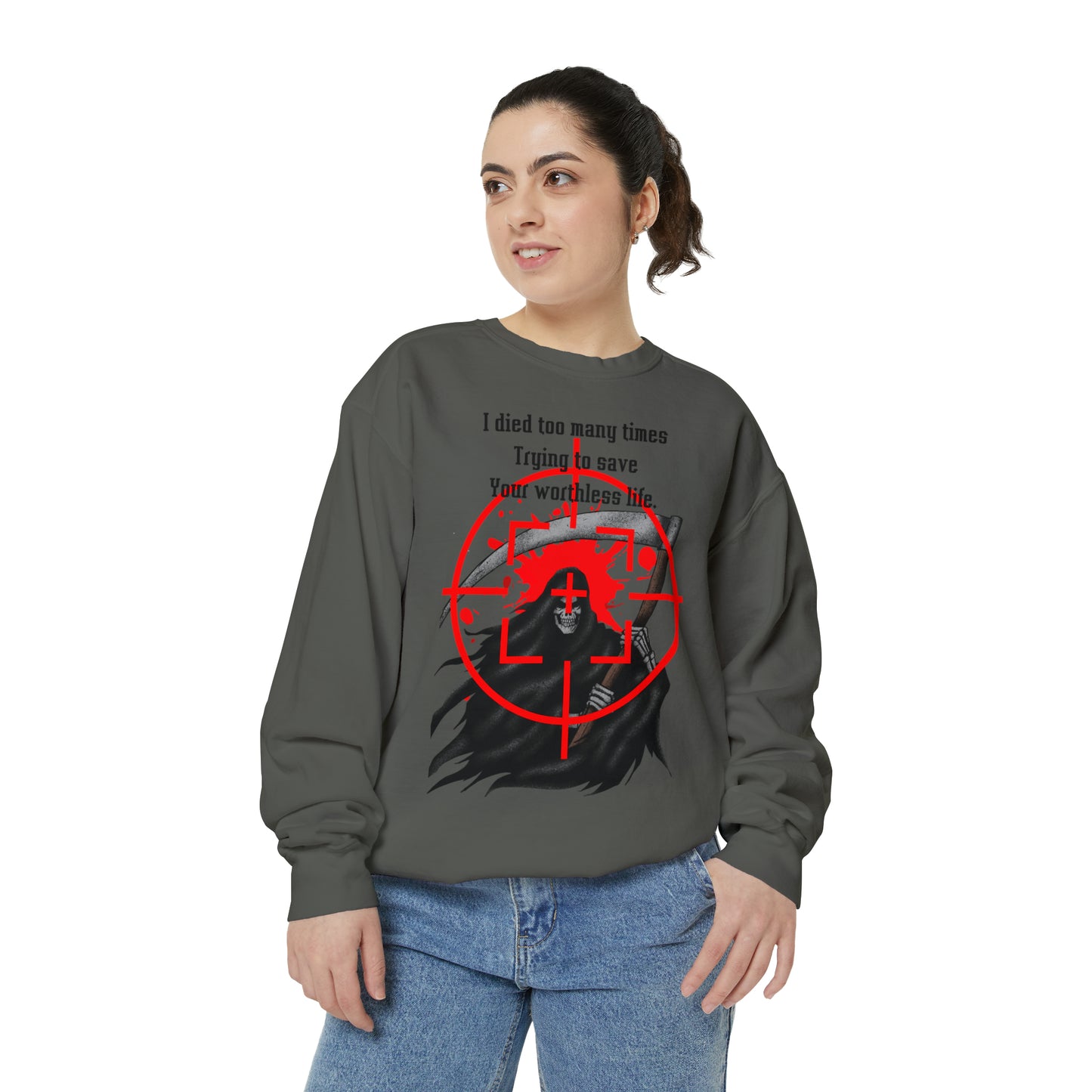 GAMER GIRL Unisex Garment-Dyed Sweatshirt